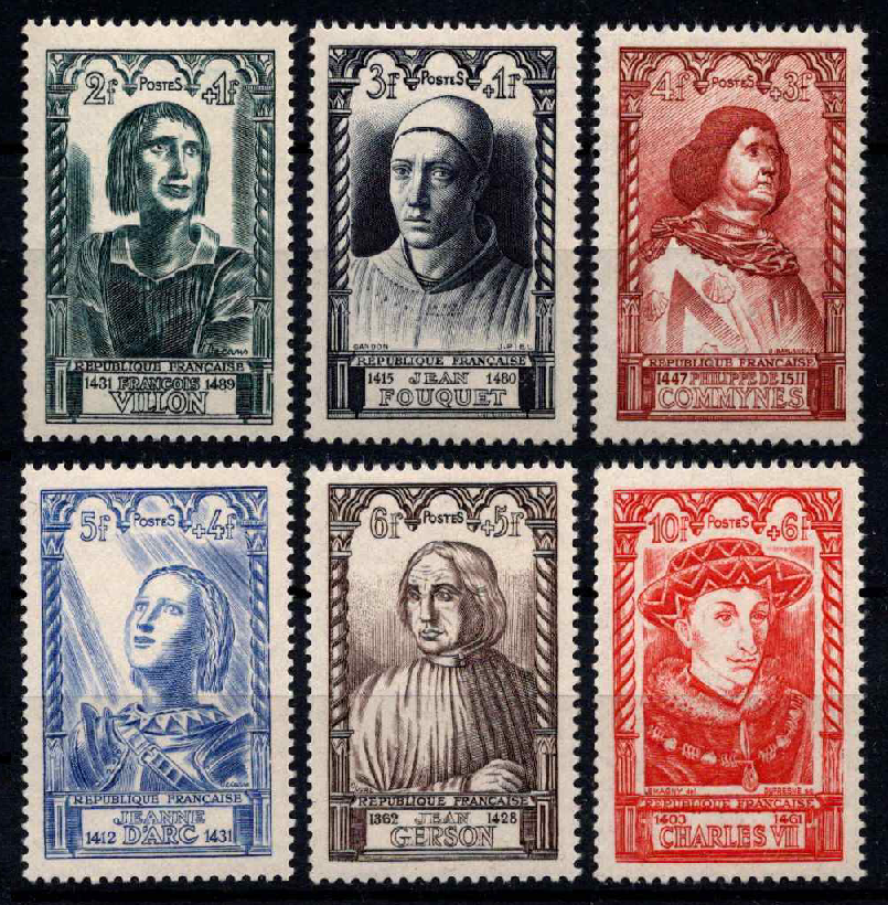 Prancūzija, pilna serija, MiNr 765-770 MNH**