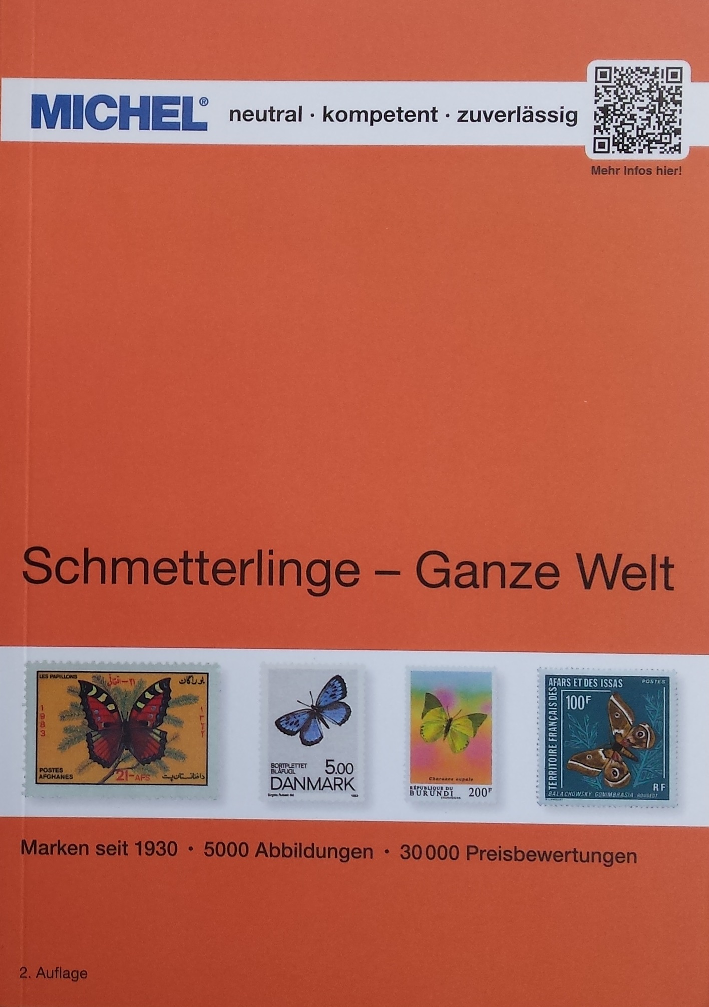 Teminis pašto ženklų katalogas MICHEL "Drugeliai – visas pasaulis" (2 leidimas)
