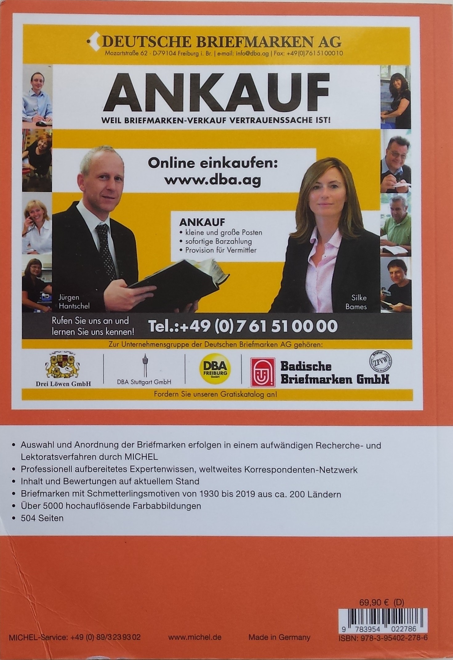 Teminis pašto ženklų katalogas MICHEL "Drugeliai – visas pasaulis" (2 leidimas)