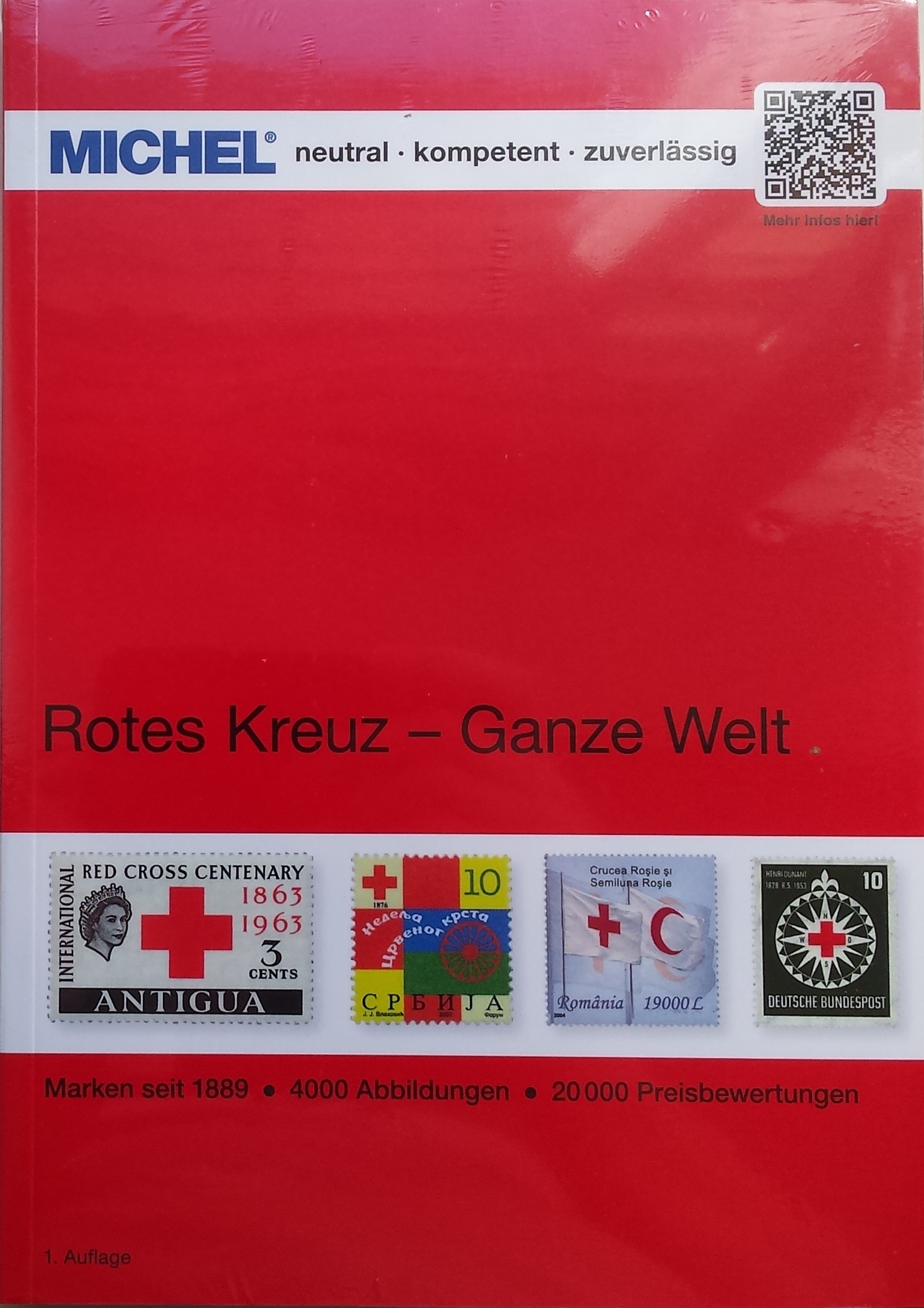 Teminis pašto ženklų katalogas MICHEL "Raudonasis kryžius – visas pasaulis" (1 leidimas)