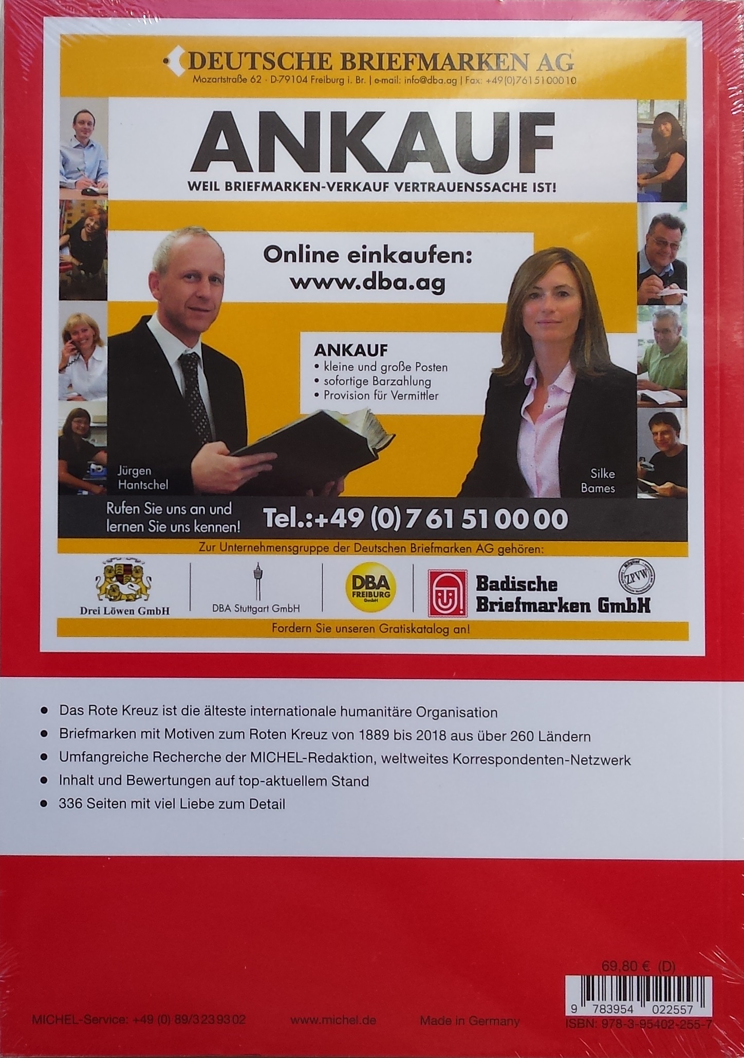 Teminis pašto ženklų katalogas MICHEL "Raudonasis kryžius – visas pasaulis" (1 leidimas)