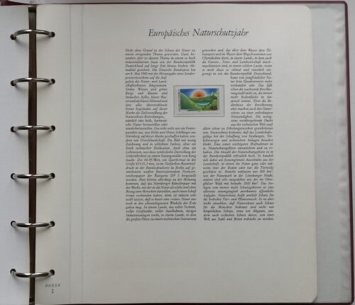 Teminė kolekcija "Europos gamtos apsaugos metai", BOREK albume