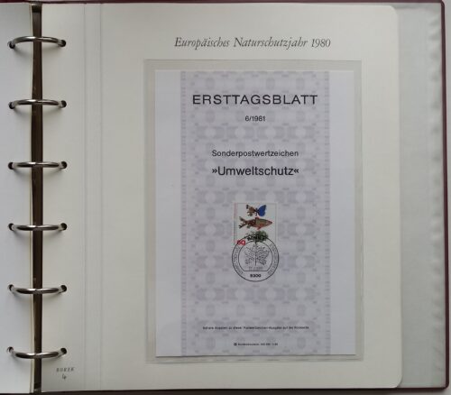 Teminė kolekcija "Europos gamtos apsaugos metai", BOREK albume