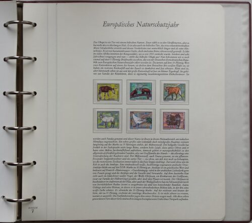 Teminė kolekcija "Europos gamtos apsaugos metai", BOREK albume