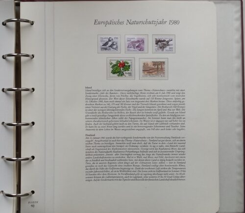 Teminė kolekcija "Europos gamtos apsaugos metai", BOREK albume