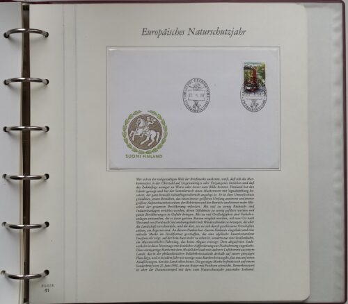Teminė kolekcija "Europos gamtos apsaugos metai", BOREK albume