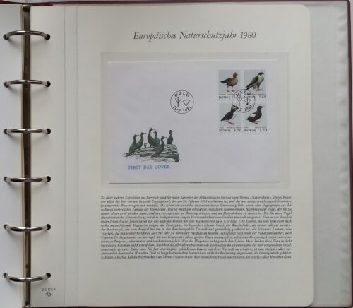 Teminė kolekcija "Europos gamtos apsaugos metai", BOREK albume