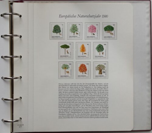 Teminė kolekcija "Europos gamtos apsaugos metai", BOREK albume