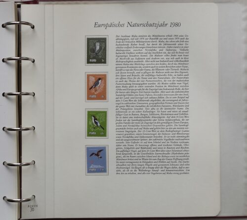 Teminė kolekcija "Europos gamtos apsaugos metai", BOREK albume