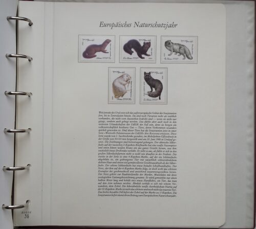 Teminė kolekcija "Europos gamtos apsaugos metai", BOREK albume