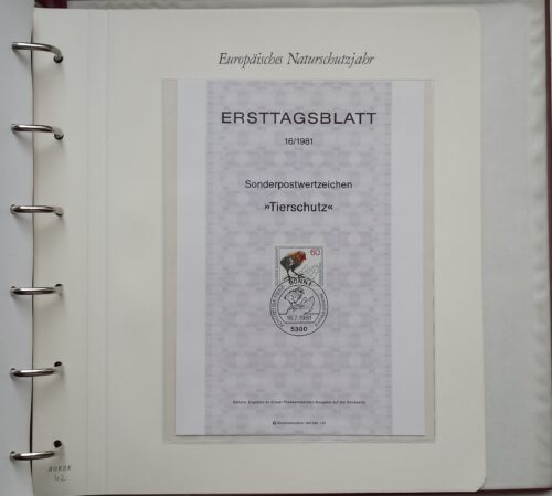 Teminė kolekcija "Europos gamtos apsaugos metai", BOREK albume