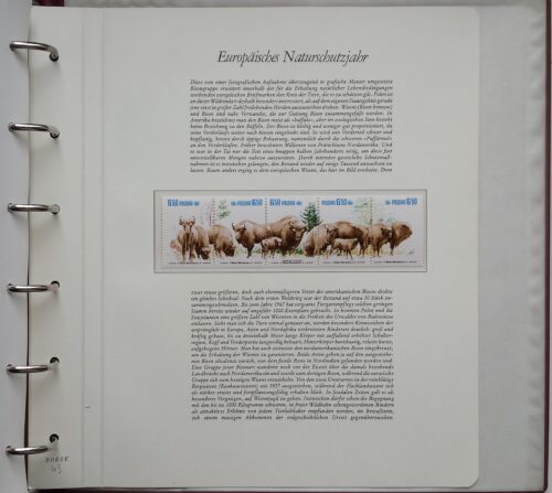 Teminė kolekcija "Europos gamtos apsaugos metai", BOREK albume