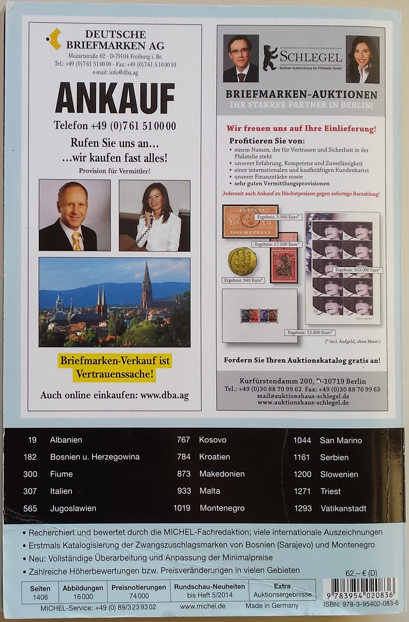 MICHEL 2014 m. Pietų Europos pašto ženklų katalogas