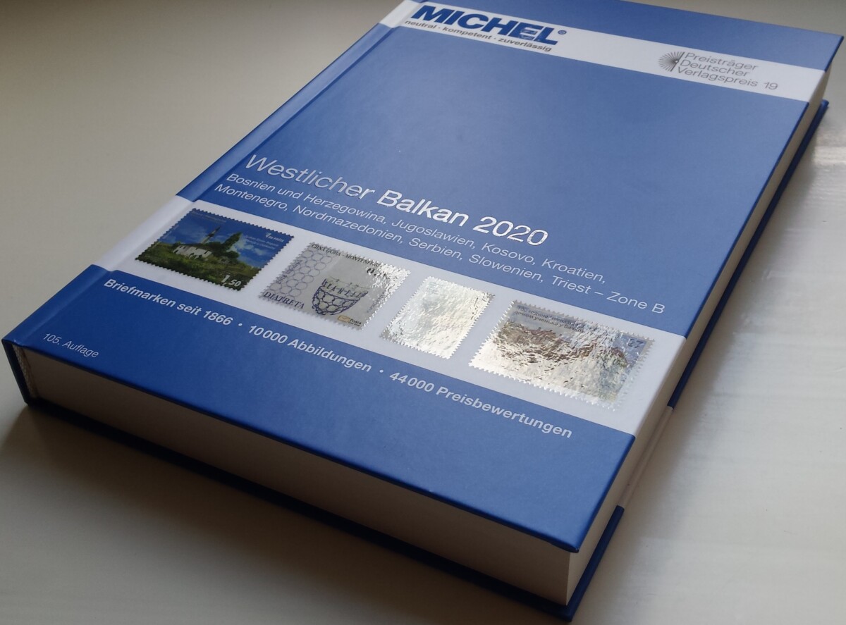 Vakarų Balkanų pašto ženklų katalogas MICHEL 2020 m. (105 leidimas)
