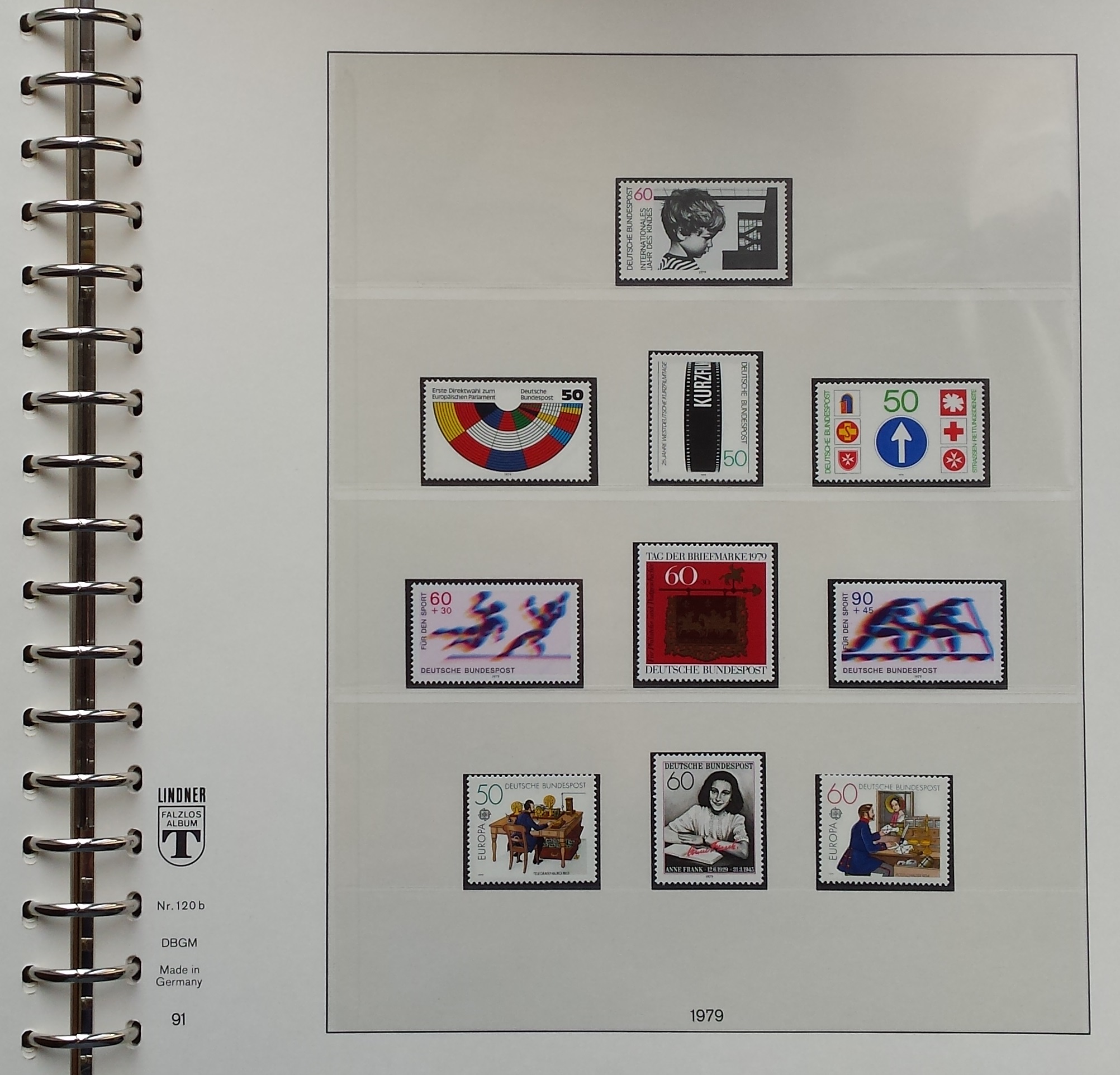 Vokietijos (VFR) 1972-1983 metų pašto ženklų kolekcija Lindner albume (MNH**) Vokietijos (VFR) 1972-1983 metų pašto ženklų kolekcija Lindner albume (MNH**)