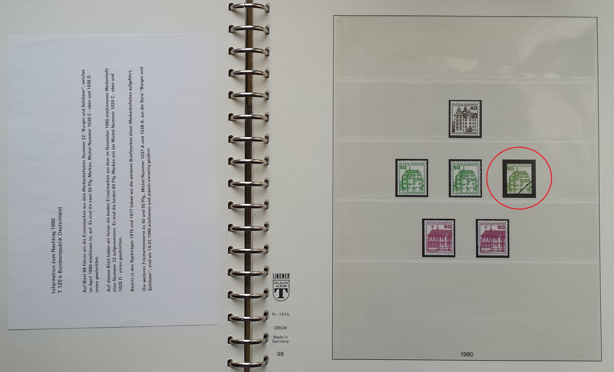 Vokietijos (VFR) 1972-1983 metų pašto ženklų kolekcija Lindner albume (MNH**) Vokietijos (VFR) 1972-1983 metų pašto ženklų kolekcija Lindner albume (MNH**)