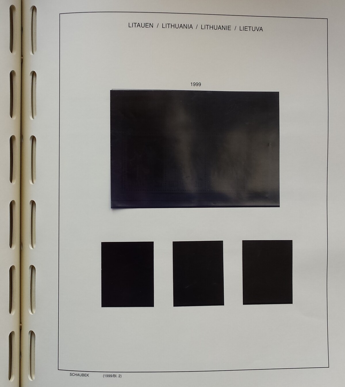 SCHAUBEK albumas Lietuvos pašto ženklams (1918-1940 ir 1990-2009)