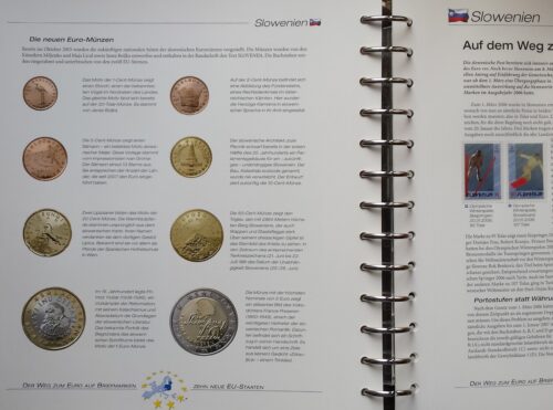 Teminė kolekcija "Euro kelias pašto ženkluose" (tame tarpe ir Lietuvos)