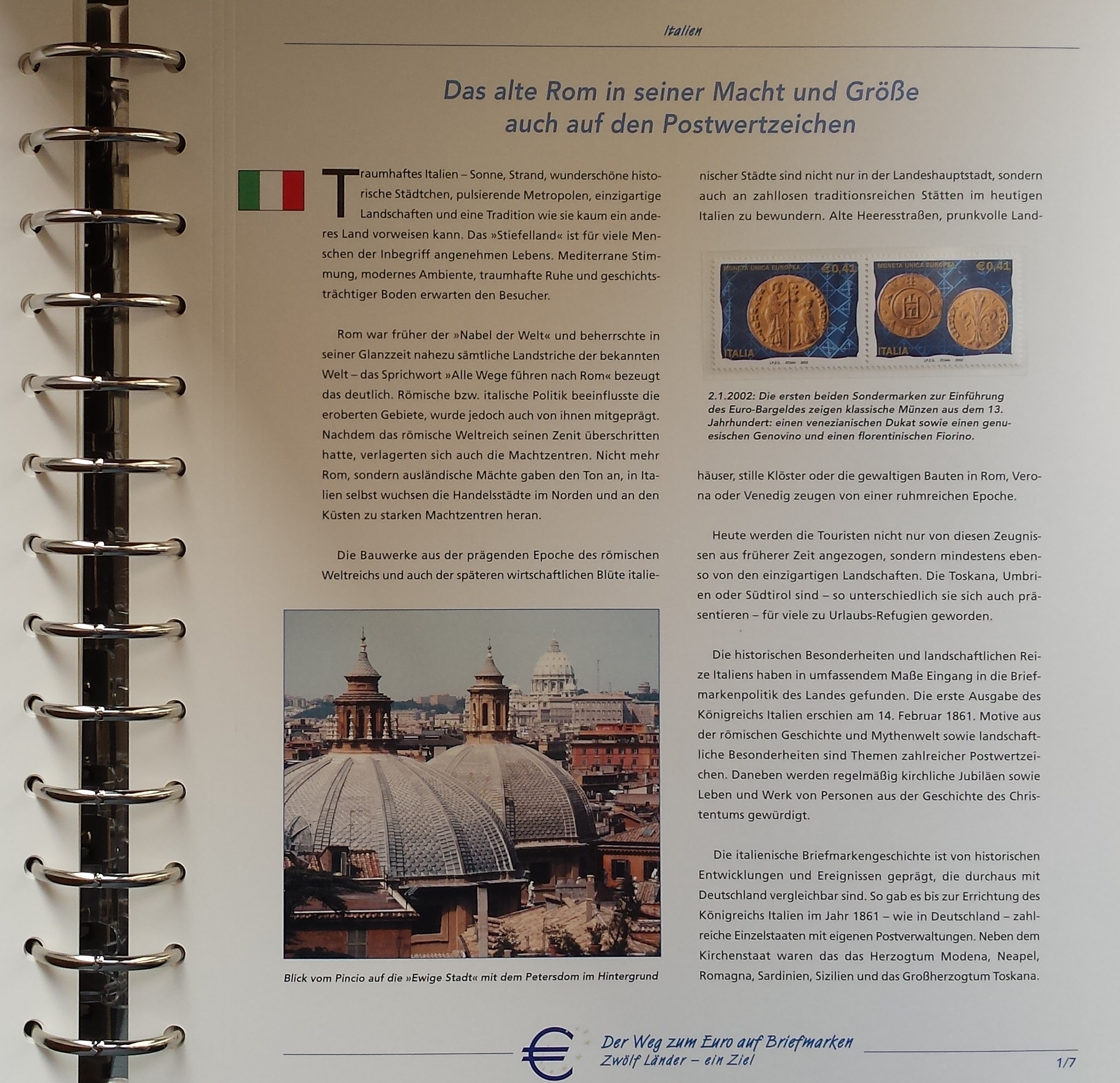 Teminė kolekcija "Euro kelias pašto ženkluose" Teminė kolekcija "Euro kelias pašto ženkluose"