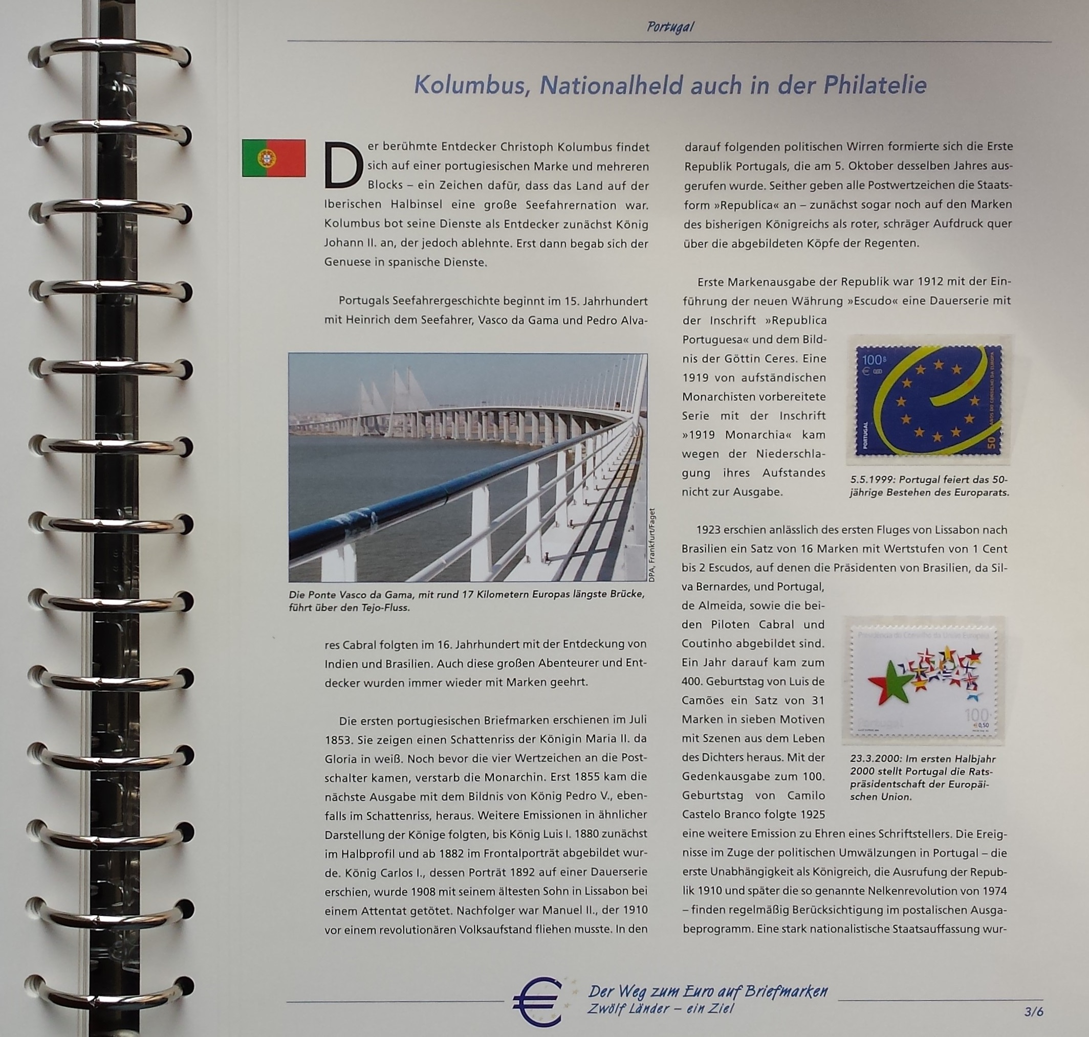 Teminė kolekcija "Euro kelias pašto ženkluose" Teminė kolekcija "Euro kelias pašto ženkluose"