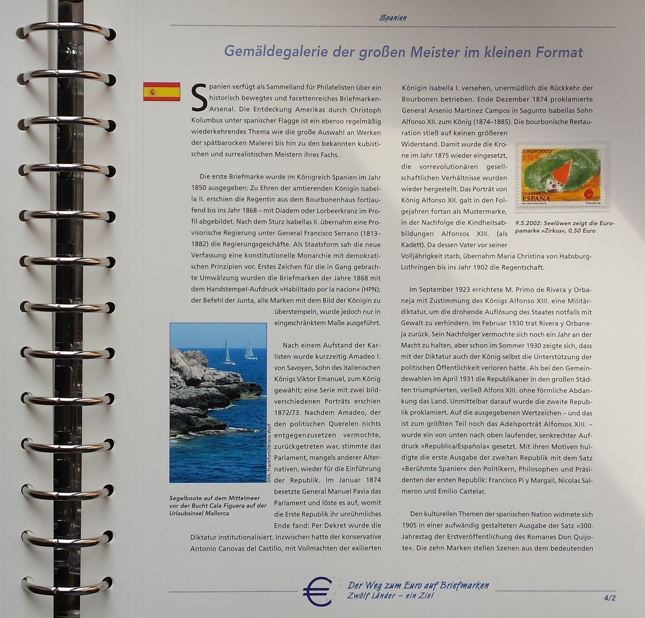 Teminė kolekcija "Euro kelias pašto ženkluose" Teminė kolekcija "Euro kelias pašto ženkluose"