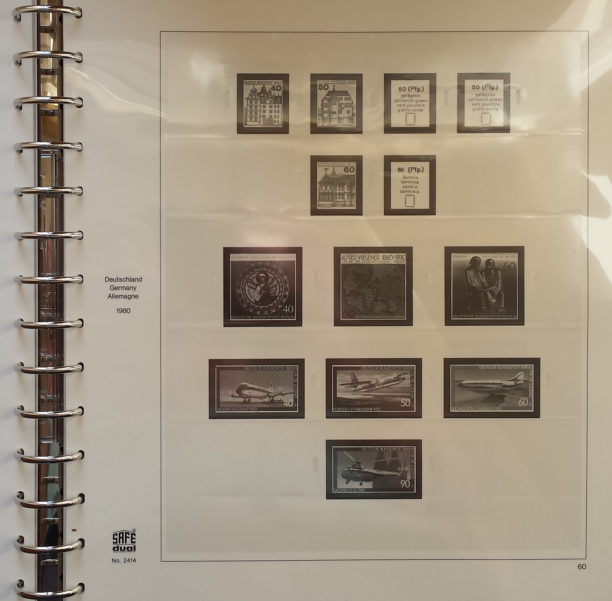 SAFE albumas Vakarų Berlyno 1978-1990 m. pašto ženklų kolekcijai SAFE albumas Vakarų Berlyno 1978-1990 m. pašto ženklų kolekcijai