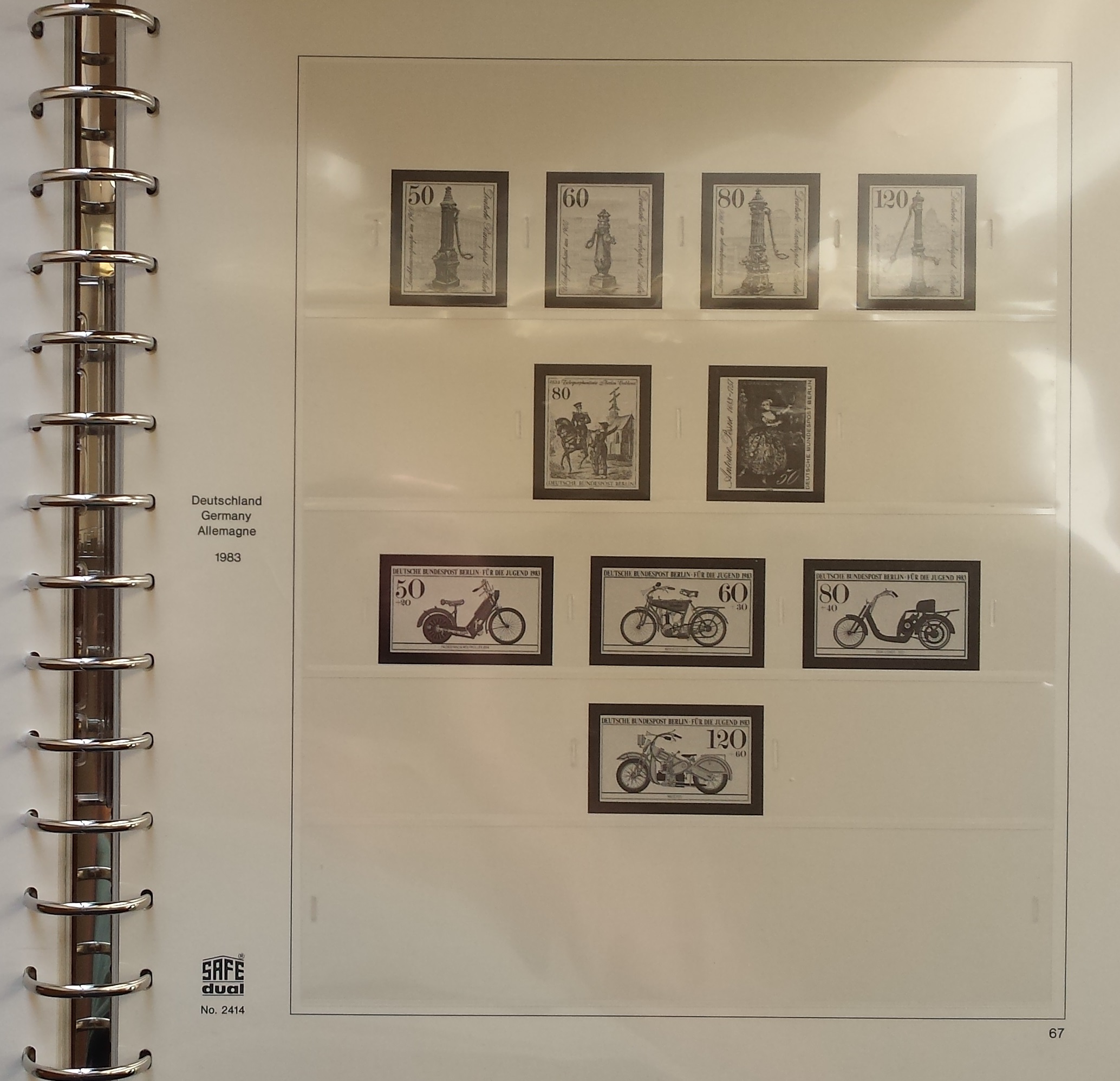 SAFE albumas Vakarų Berlyno 1978-1990 m. pašto ženklų kolekcijai SAFE albumas Vakarų Berlyno 1978-1990 m. pašto ženklų kolekcijai