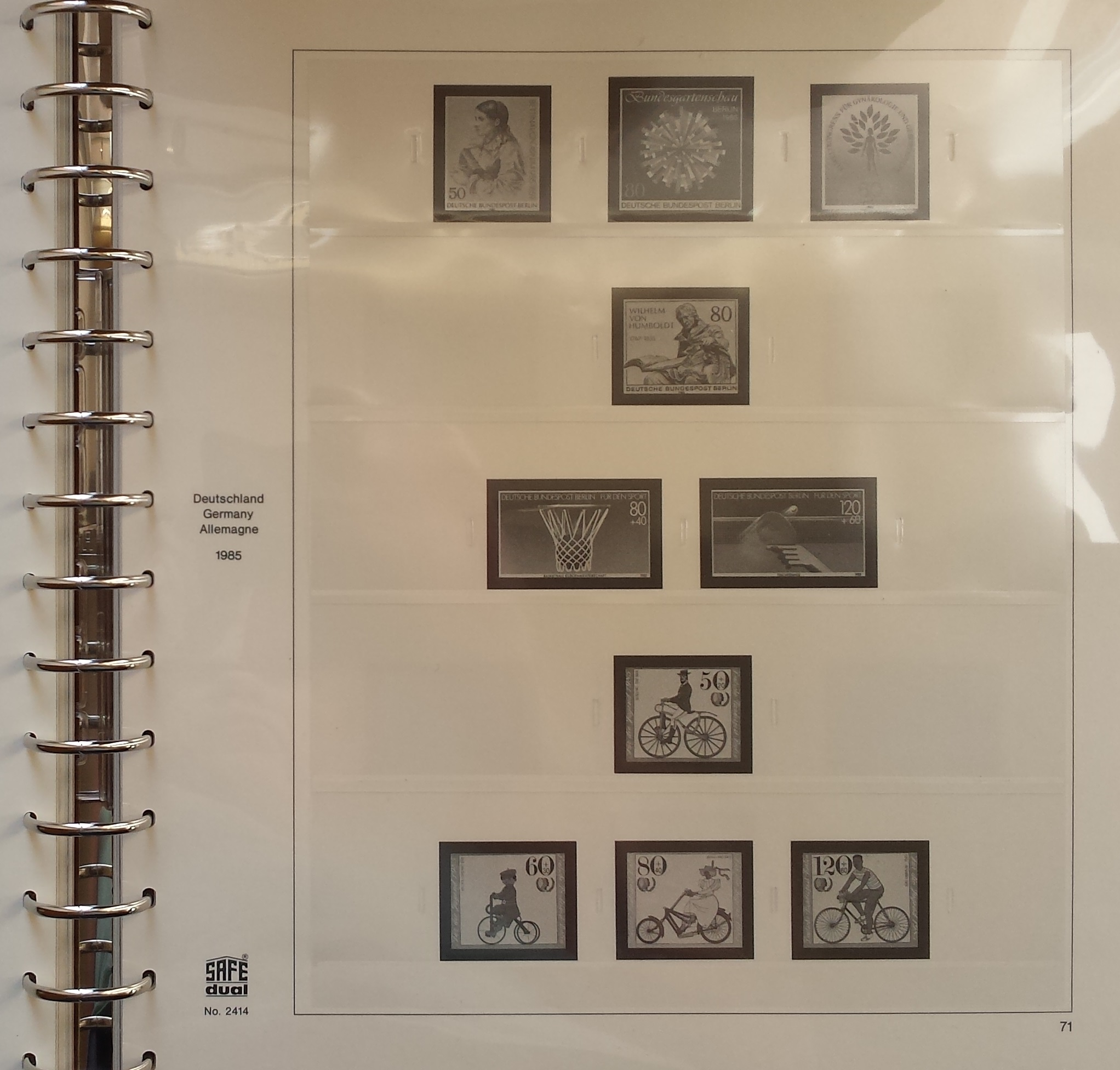 SAFE albumas Vakarų Berlyno 1978-1990 m. pašto ženklų kolekcijai SAFE albumas Vakarų Berlyno 1978-1990 m. pašto ženklų kolekcijai