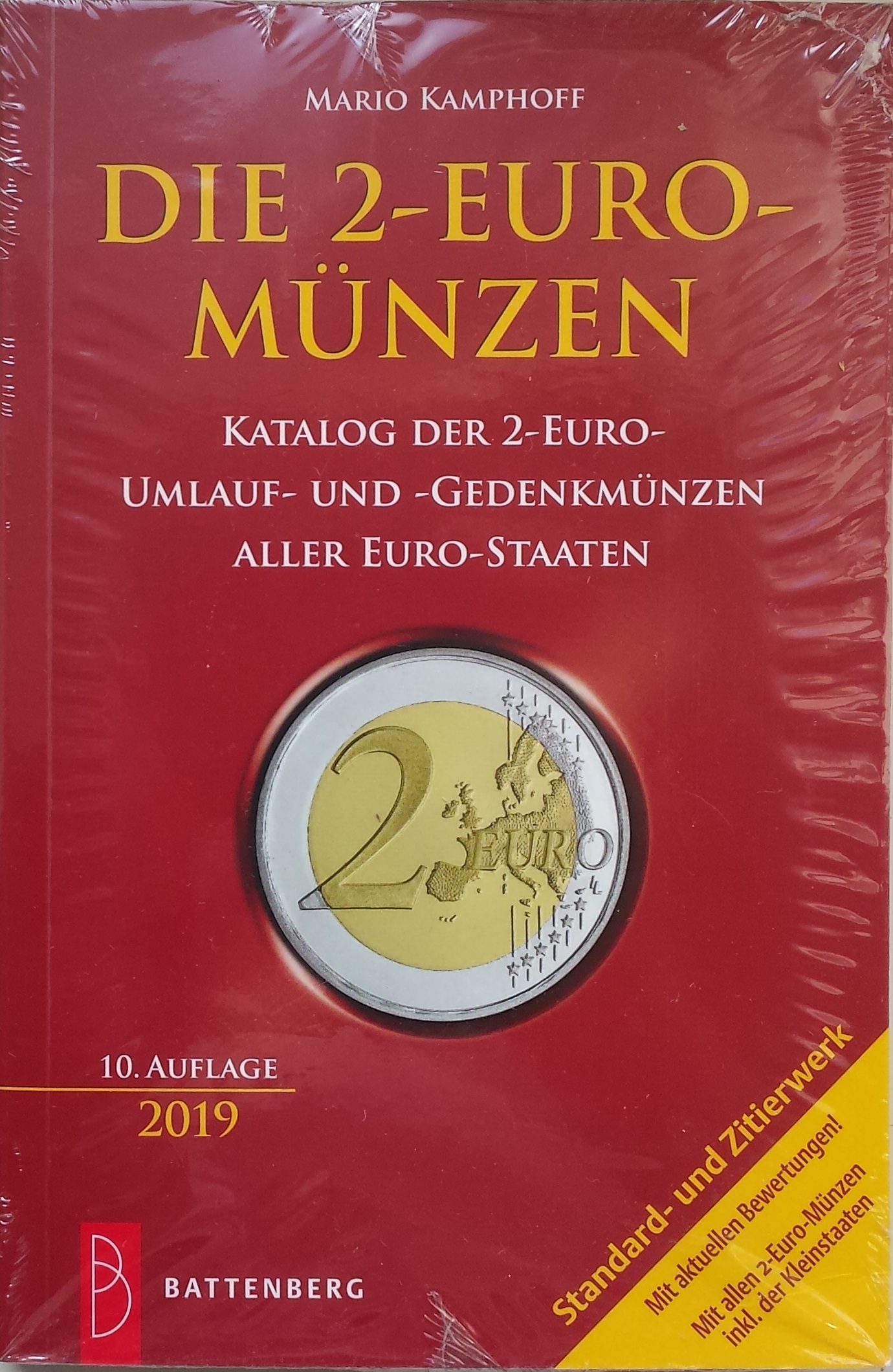Battenberg 2-EURO monetų 2019 metų katalogas (10 leidimas)