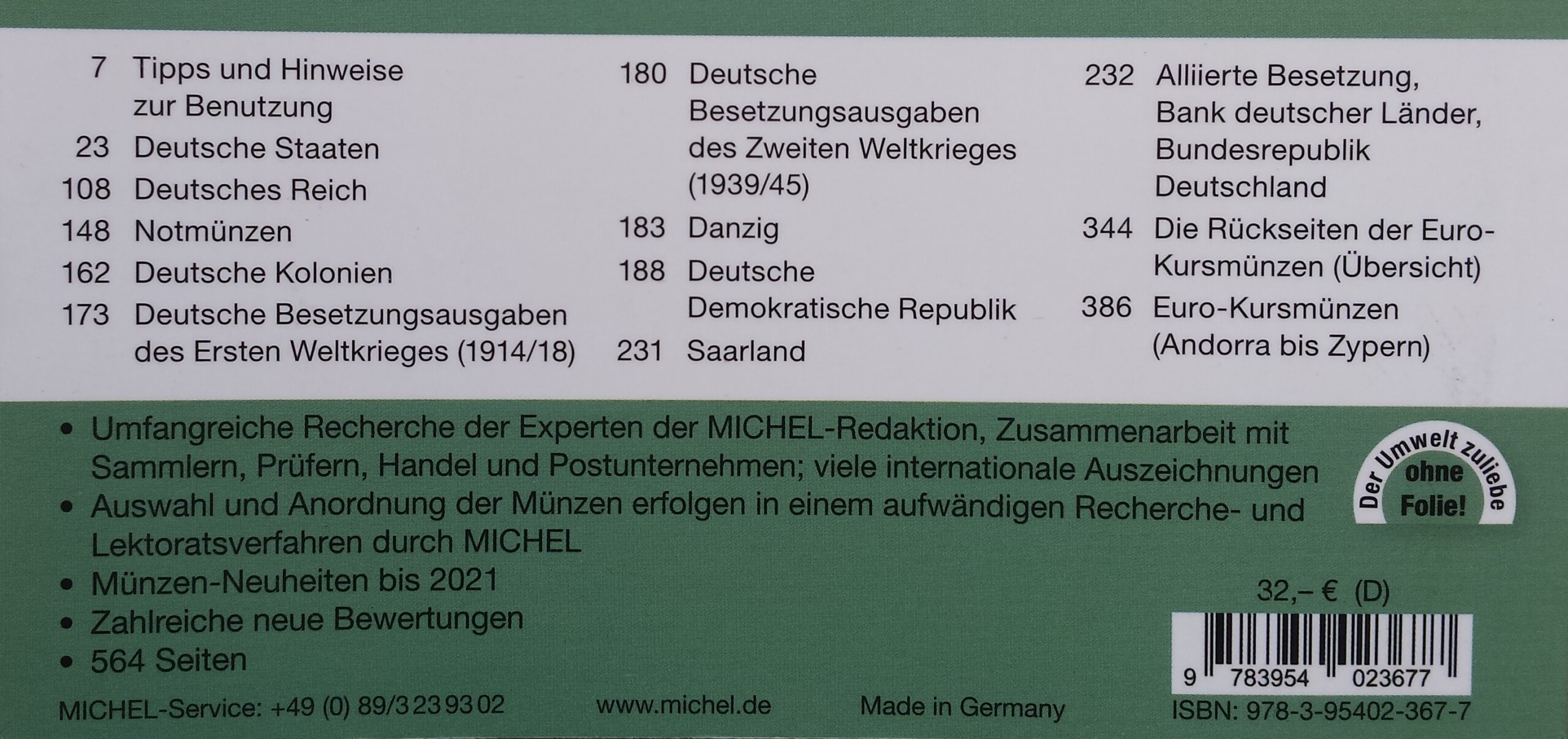 Vokietijos monetų 2021 m. katalogas MICHEL (25 leidimas) Vokietijos monetų 2021 m. katalogas MICHEL (25 leidimas)