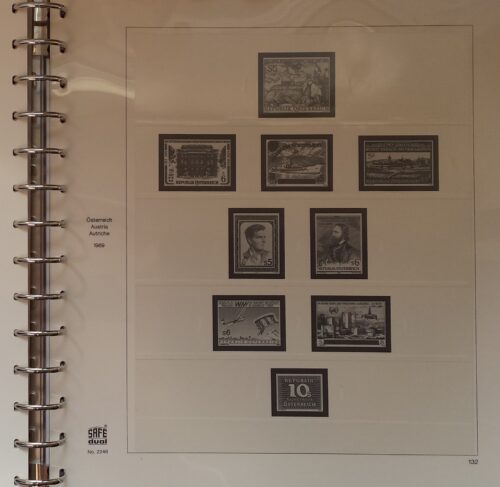 Albumas SAFE 1977-1989 m. Austrijos pašto ženklams