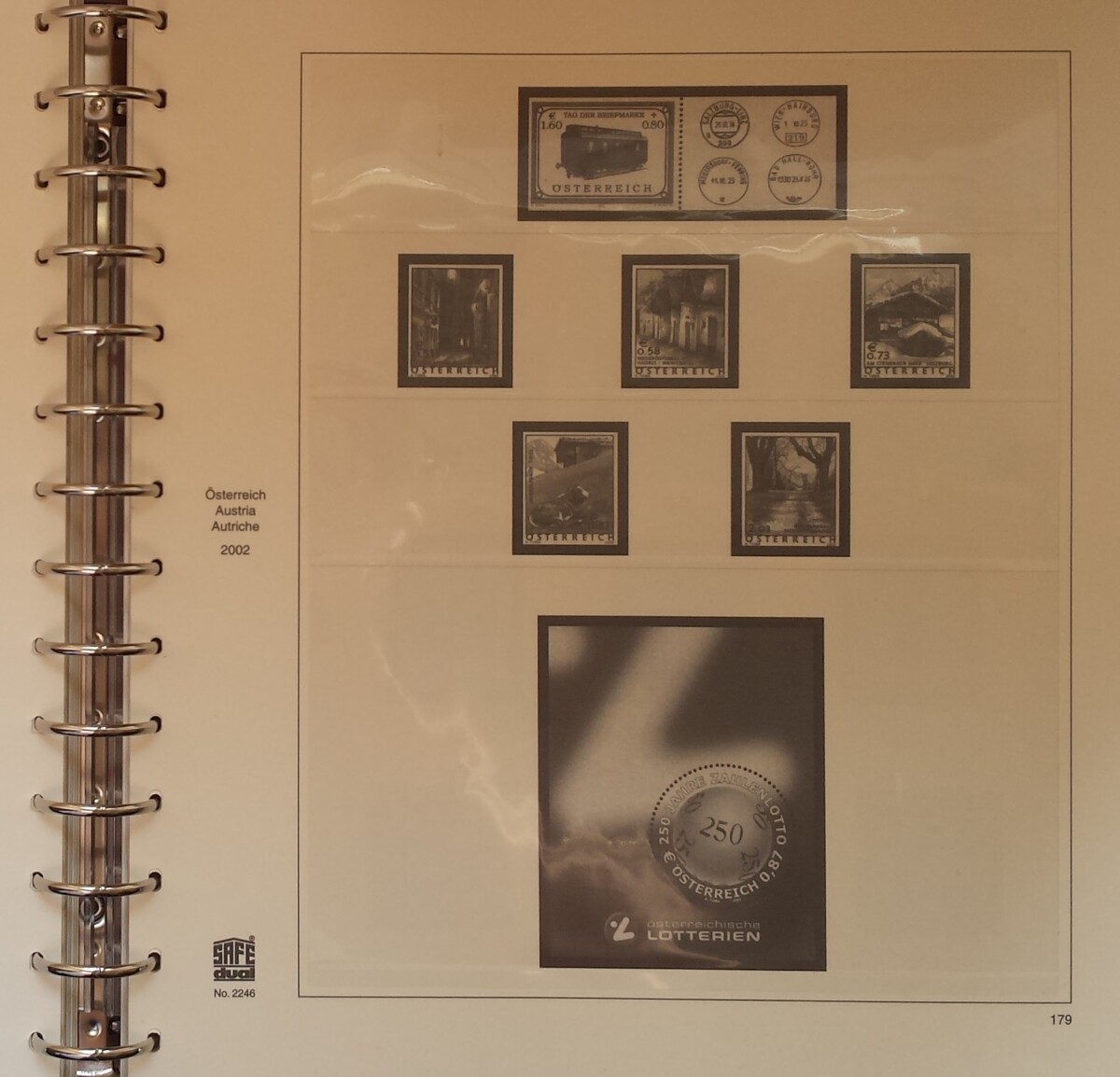 Albumas SAFE 1998-2004 m. Austrijos pašto ženklams