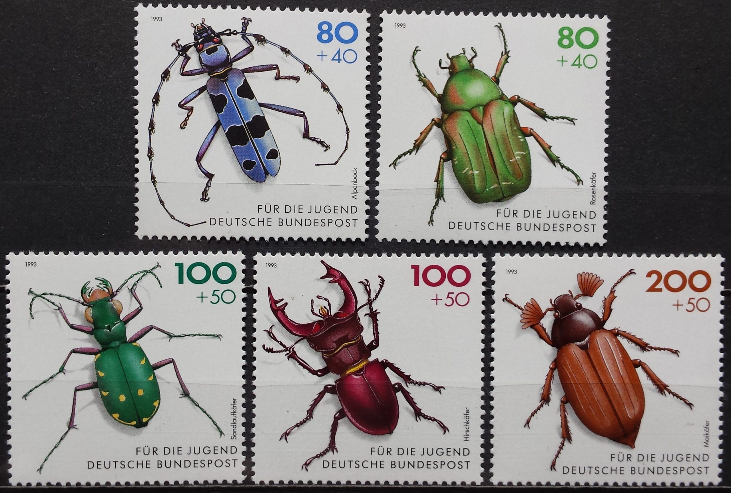 Vokietija, pilna serija, MiNr 1666-1670 MNH**