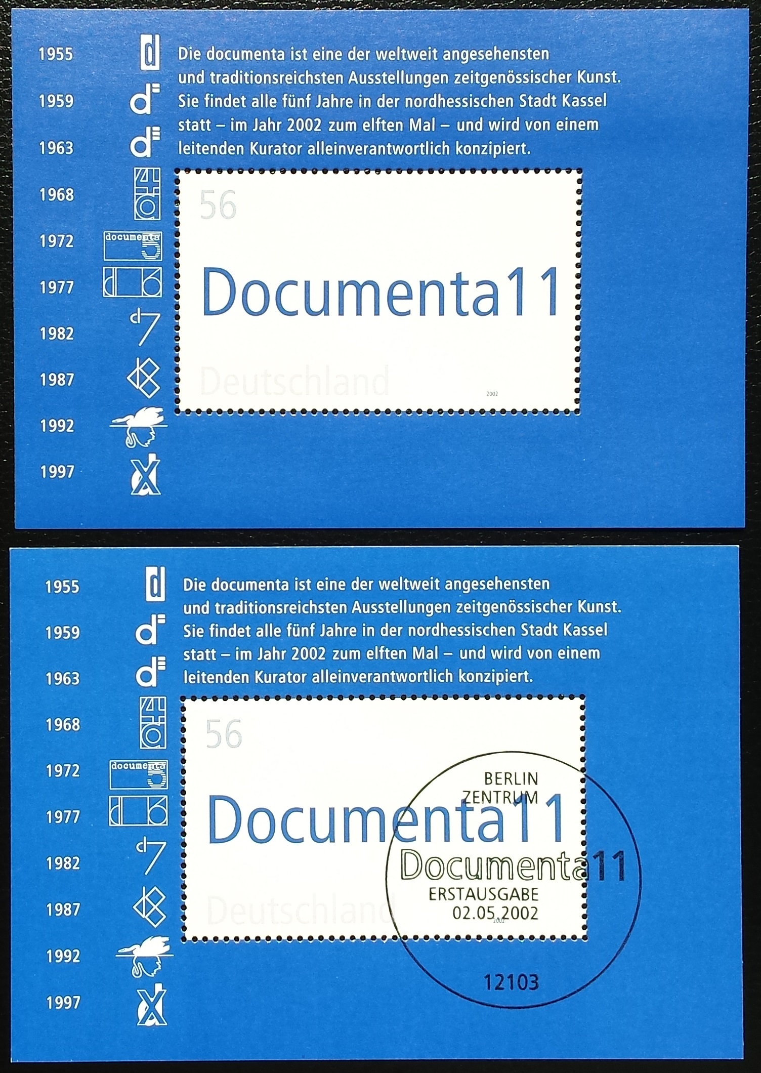 Vokietija. Blokas Nr. 58 MiNr 2257 MNH**/Used (O)