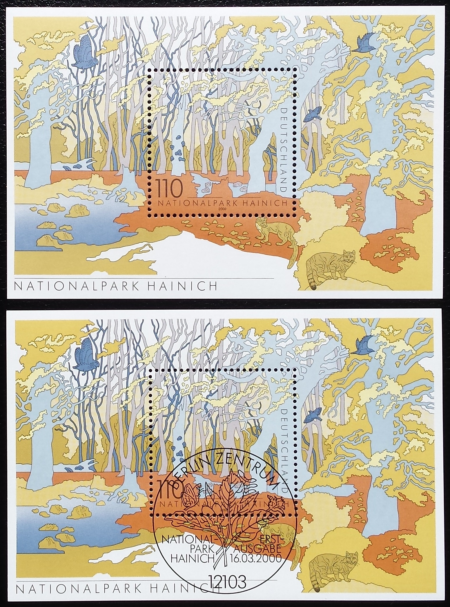 Vokietija. Blokas Nr. 52 MiNr 2105 MNH**/Used (O)