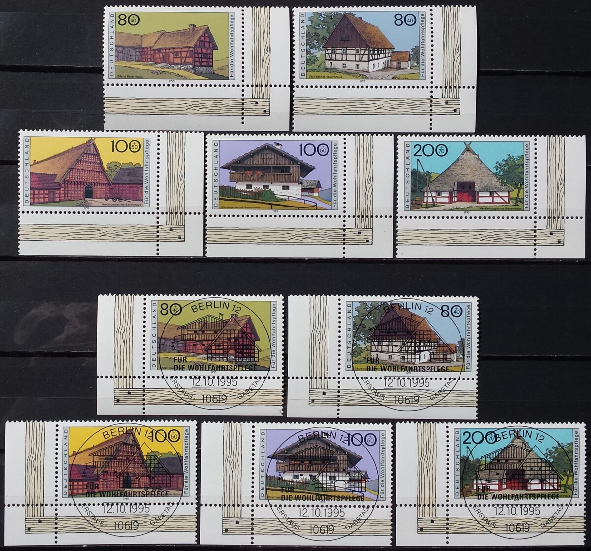 Vokietija, pilna serija, MiNr 1819-1823 MNH**/Used (O)