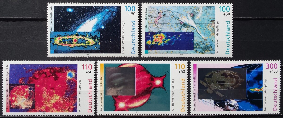 Vokietija, pilna serija, MiNr 2077-2081 MNH**