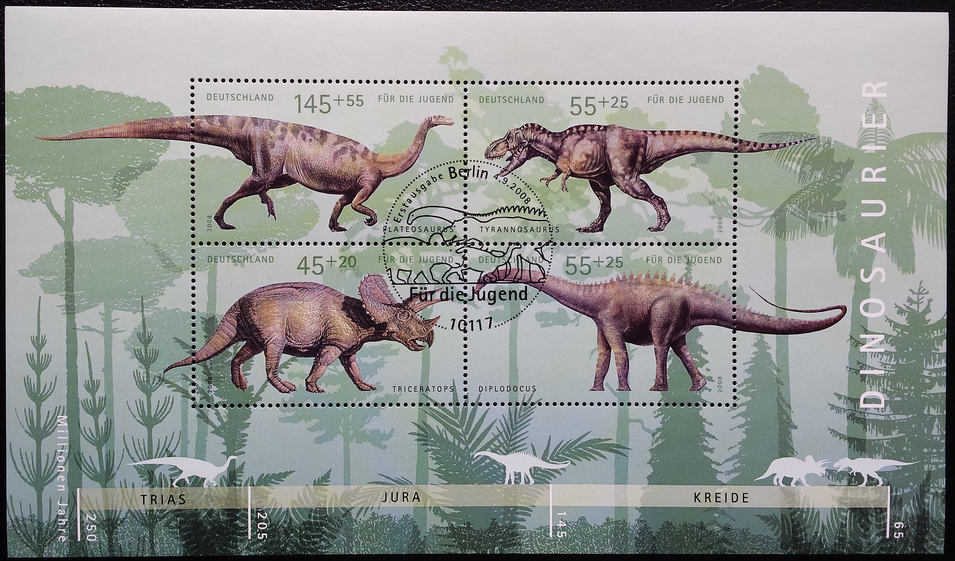 Vokietija. Blokas Nr. 73 MiNr 2687-2690 MNH**