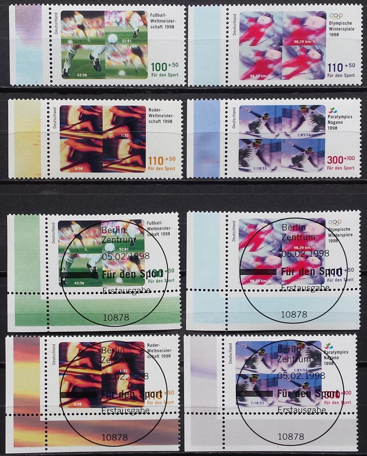 Vokietija, pilna serija, MiNr 1968-1971 MNH**/Used (O)