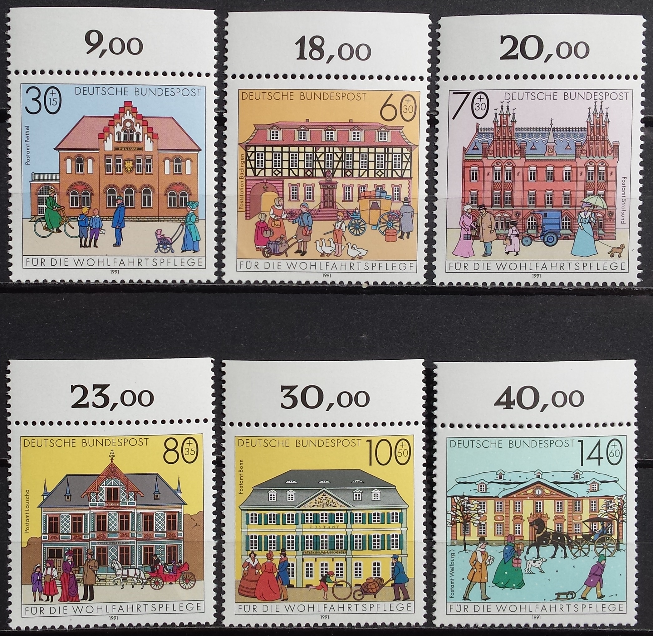 Vokietija, pilna serija MiNr 1563-1568 MNH**