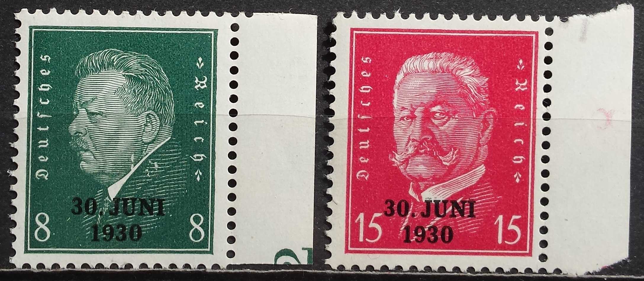 Vokietijos Reichas, pilna serija MiNr 444-445 MNH**