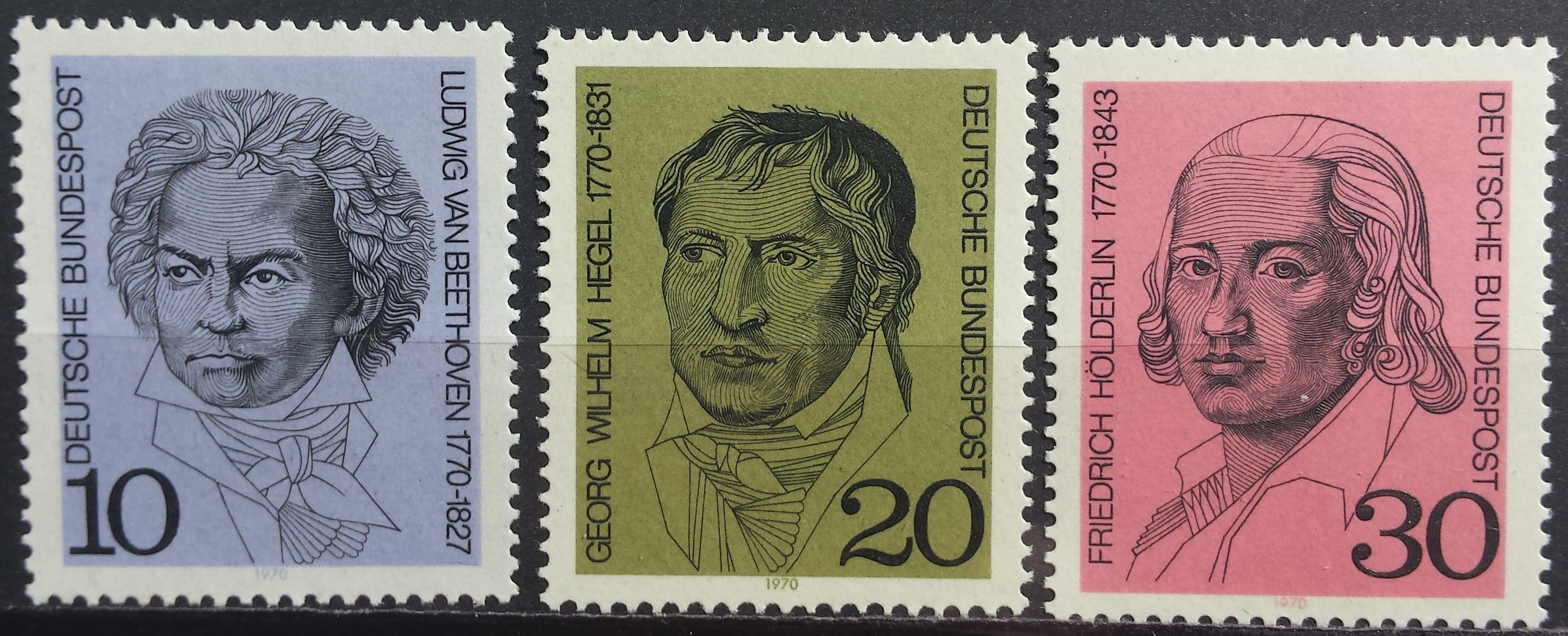 Vokietija, pilna serija, MiNr 616-618 MNH**