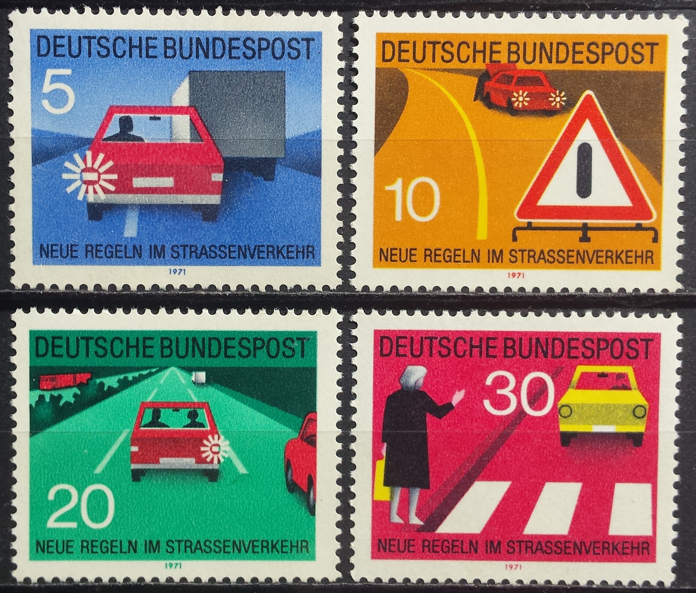 Vokietija, pilna serija, MiNr 670-673 MNH**