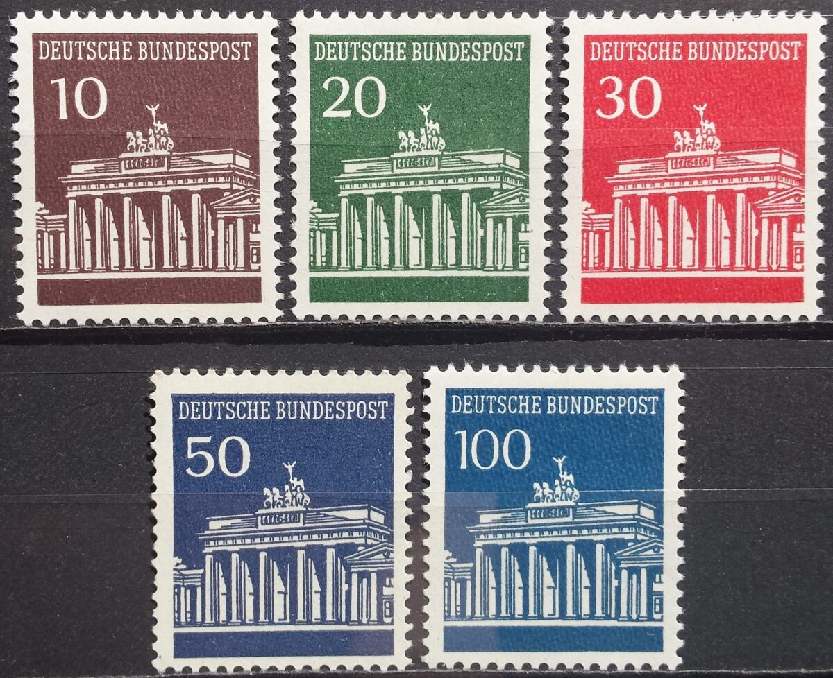 Vokietija, pilna serija MiNr 506-510 MNH**