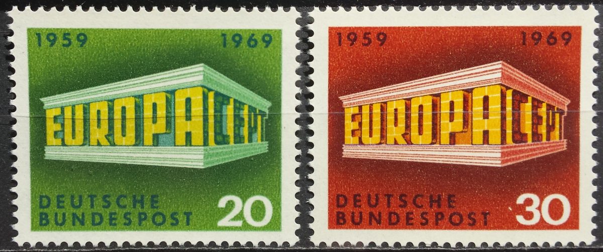 Vokietija, pilna serija MiNr 583-584 MNH**