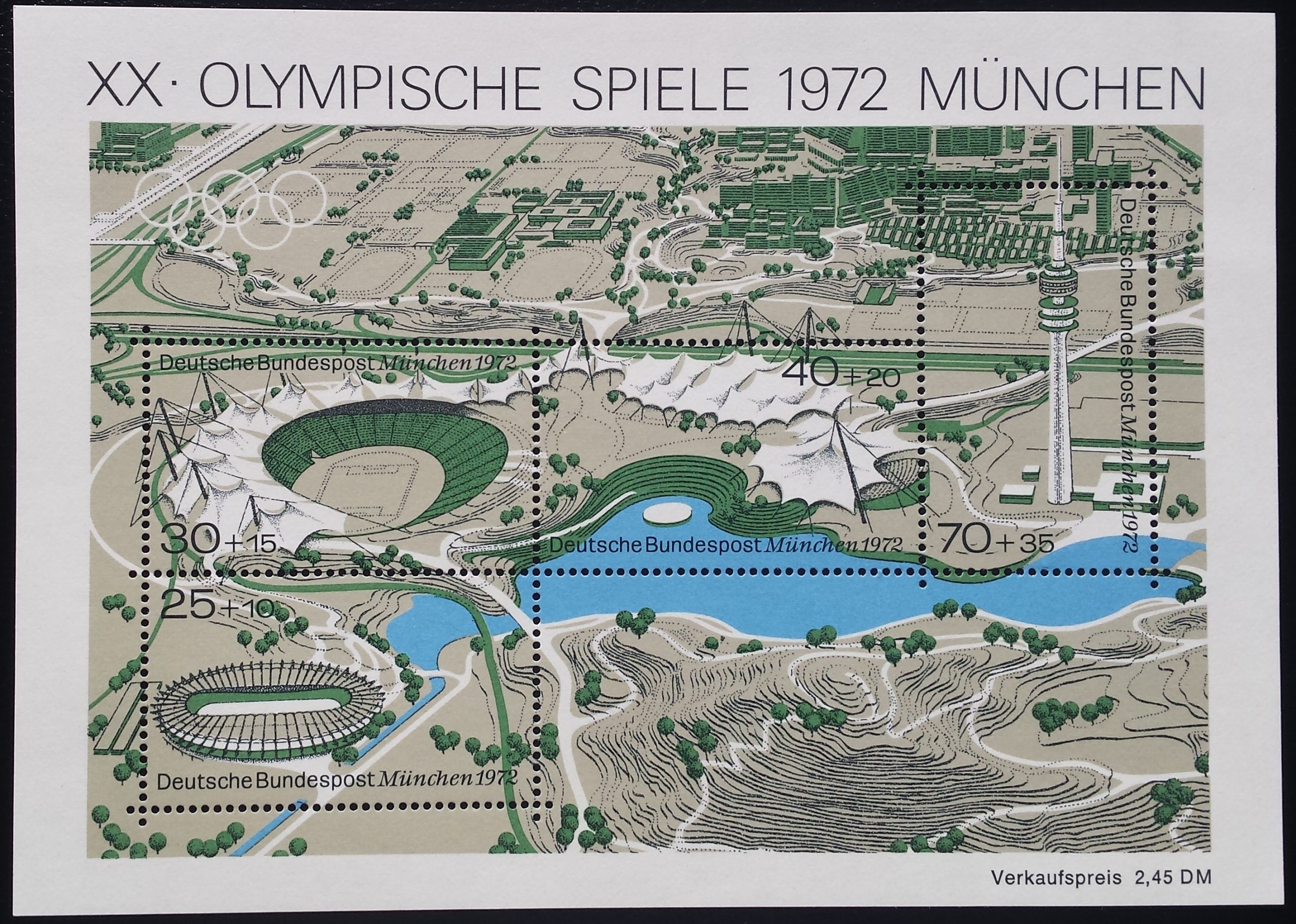 Vokietija. Blokas Nr 7, MiNr 723-726 MNH**