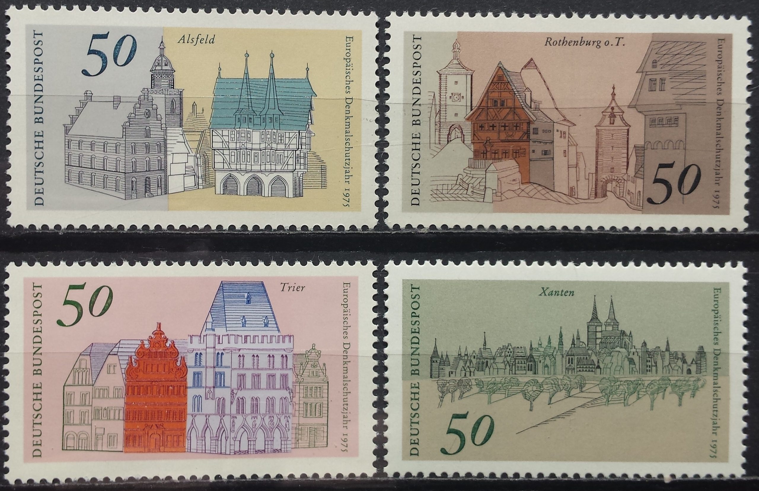 Vokietija, pilna serija, MiNr 860-863 MNH**