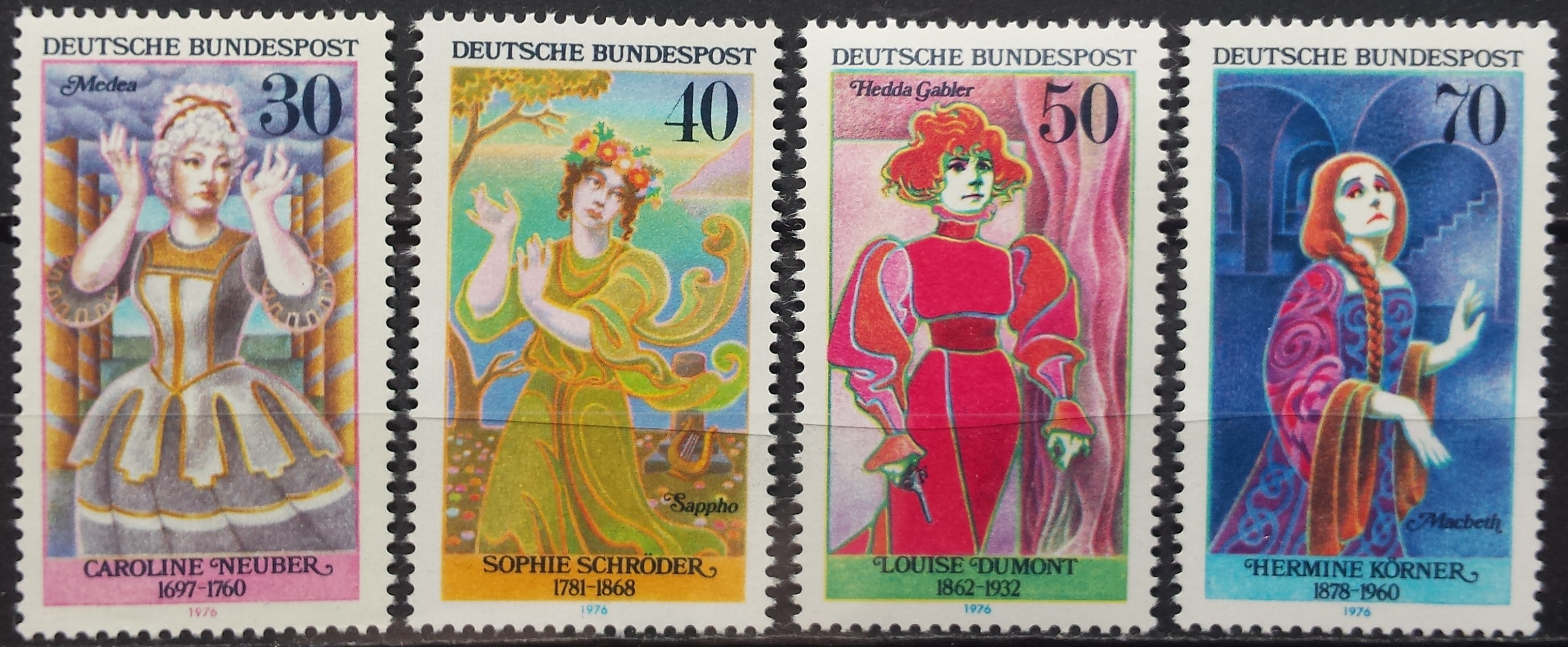 Vokietija, pilna serija, MiNr 908-911 MNH**