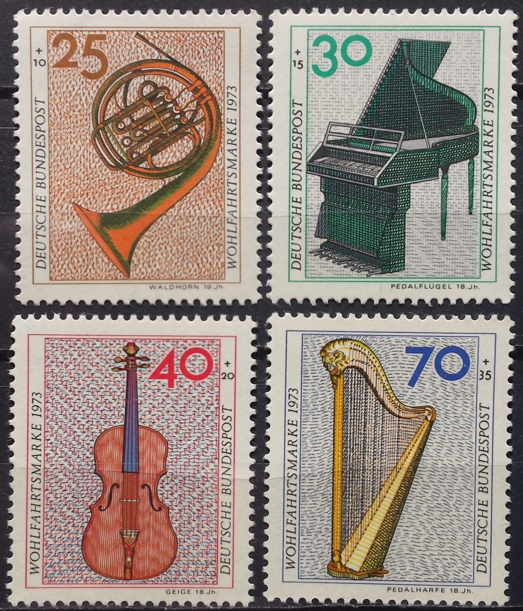 Vokietija, pilna serija, MiNr 782-785 MNH**