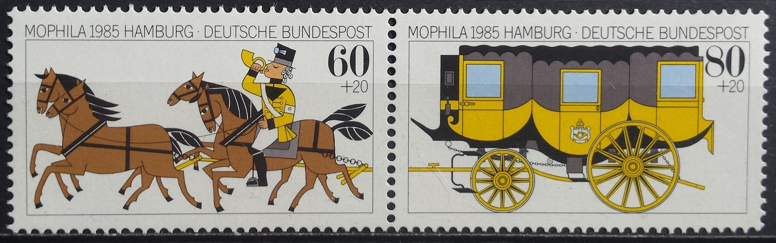 Vokietija, pilna serija MiNr 1255-1256 MNH**